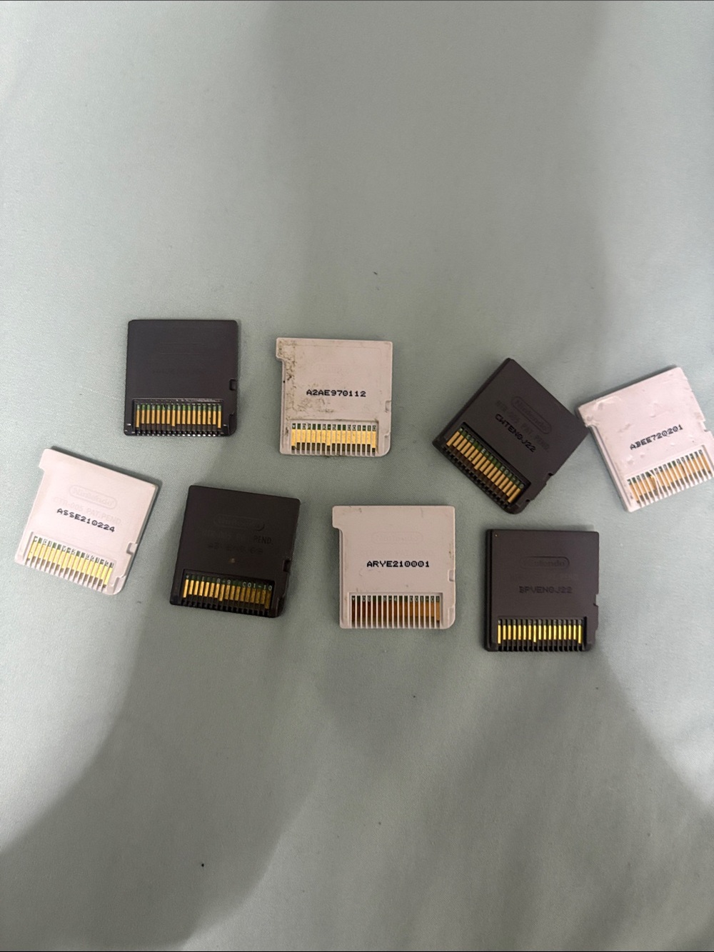 Nintendo DS/3DS Game Cartridge Lot - White, Black, Blue, Yellow, Green, Orange - Picture 2 of 2